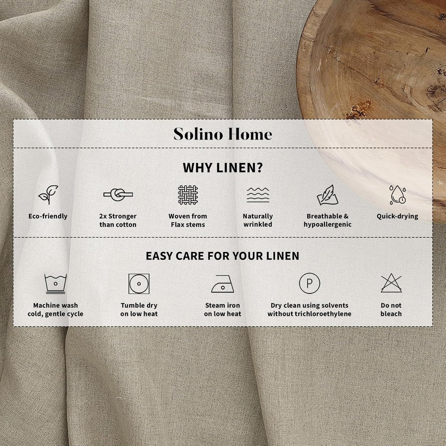 Solino Home Linen Yellow Table Runner 108 Inches Long - 100% Pure Linen 14 x 108 Inch Table Runner - Classic Hemstitch