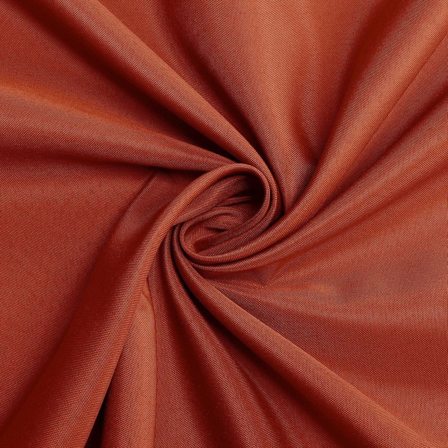 sancua Thanksgiving Round Tablecloth - 90 Inch Burnt Orange - Water Resistant Spill Proof Washable Polyester Fall Table Cloth Decorative Fabric Table Cover for Dining Buffet Parties and Camping, Rust