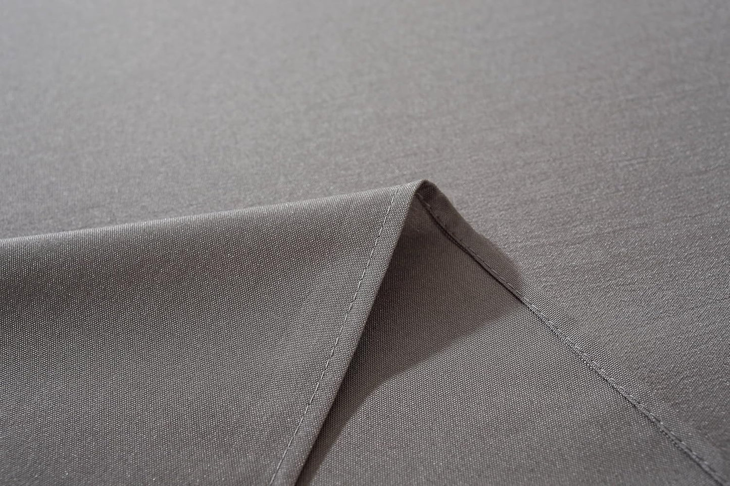 Craft And Party 2 Pack Rectangle Tablecloth, 60 x 102 Inch Charcoal Washable Tablecloth for Home, Party, Wedding or Restaurant Use
